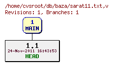 Revision graph of db/baza/sarat11.txt