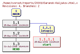 Revision graph of reports/200010Saransk-Kaljukov.html