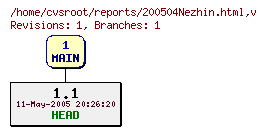 Revision graph of reports/200504Nezhin.html