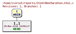 Revision graph of reports/201403NskMarathon.html